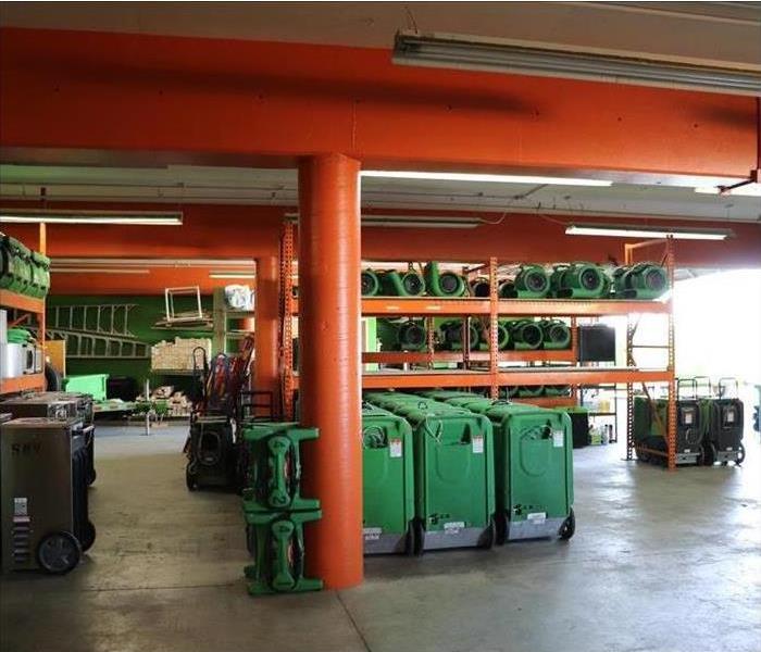 Dehu equipment in warehouse